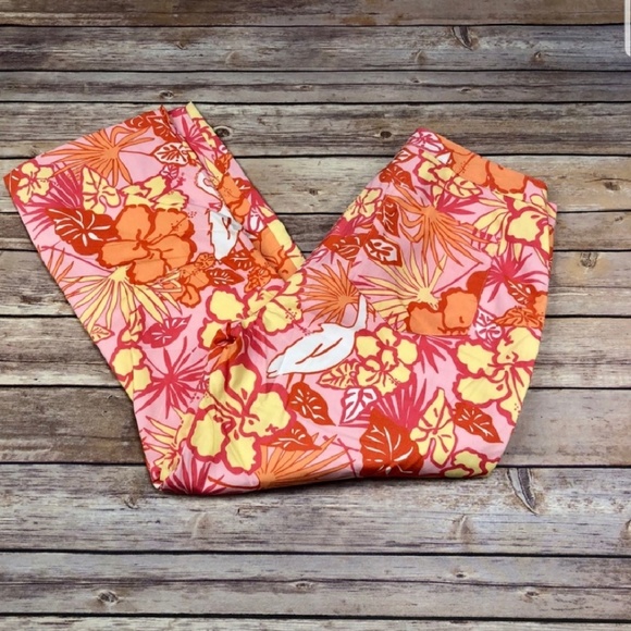 💥Lilly Pulitzer Floral Crop Pant NWOT - Picture 3 of 6
